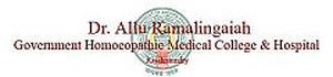 Dr. Allu Ramalingaiah Govt. Homoeopathic Medical College East Godavari Andhra Pradesh